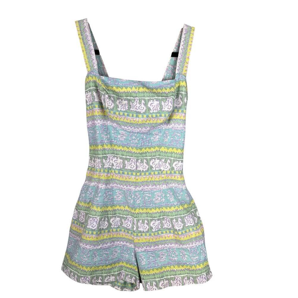 Vintage 1950s Rose Marie Reid Romper Playsuit Swimsuit Size S‎ Pastel Multicolor